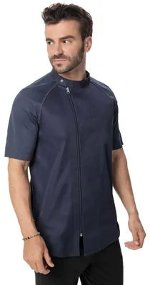 Kochjacke Herren Grau XXL Polykoton