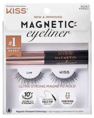 Produktbild von Kiss Magnetic Eyeliner & Lash Kit 01 Lure