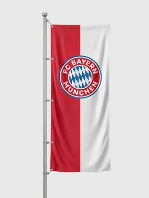 Produktbild von FC Bayern München Hissfahne Hochformart 400*150 0