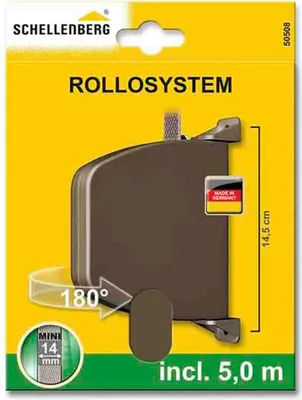 Obrázok produktu pre Skrutkovací navíjač Mini Schellenberg 50508, otočný, hnedý