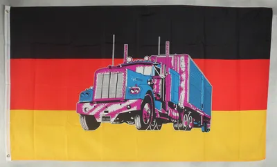 Produktbild von Flagge Fahne Deutschland mit LKW Truck