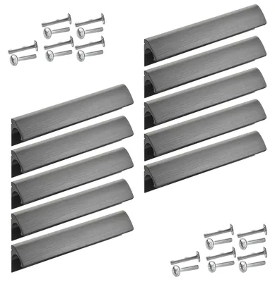Produktbild von SOTECH Möbelgriff BLACKLINE X Schrankgriff – Bohrabstand 128 mm, Schwarz matt (10 Stück)