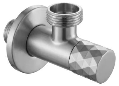 Produktbild von Rea Eckventil Diamond 03 1/2" X 3/4" Brush Nickel