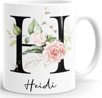 Produktbild von Kindertasse Kunststoff Monogramm Anfangsbuchstabe Alphabet personalisierte Namenstasse für Mädchen SpecialMe®
