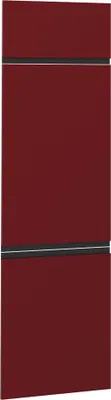 Produktbild von Küchenfront Vicco R-Line Rot 59.6 x 196 cm Möbelfront für den Kühlumbauschrank, Model 39532