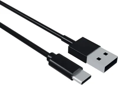 Image de Câble USB A vers USB-C Contact (1 m) Noir
