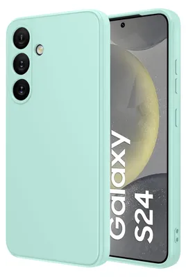 Obrázek produktu pro Pouzdro pro Samsung Galaxy S24 Měkký tekutý silikonové, nárazuvzdorné gumové pouzdro Tyrkysový