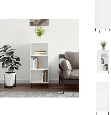 Zdjęcie produktu dla vidaXL Kredens biały 34,5x32,5x90 cm Materiał drewnopochodny - Kredensy