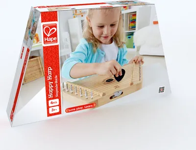 Produktbild von Hape Early Melodies Singende-Harfe, E0323