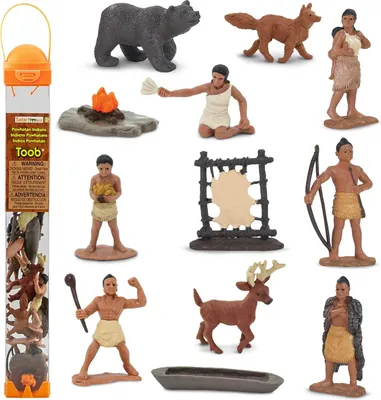 Produktbild von Safari Ltd Powhatan Indians TOOB, 3 Jahr(e), Powhatan Indians, Mehrfarbig