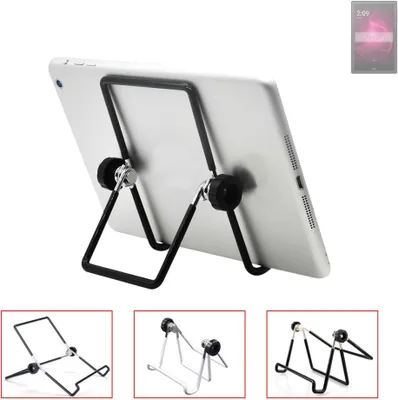 Produktbild von K-S-Trade Tablet-Ständer Tablet-Halterung Tablet-Aufsteller kompatibel mit T-Mobile REVVL TAB 5G faltbarer Tischständer Tablet Halterung