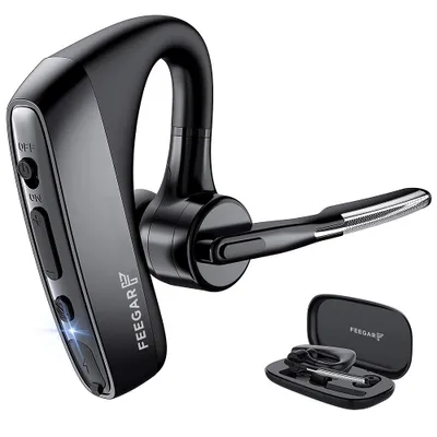 Produktbild von Feegar Bond Pro Bluetooth Headset 5.1 OhrHörer Kopfhörer Kabellos 16h Dual Micro CVC 8.0 Multipoint Type-C Fast Charging