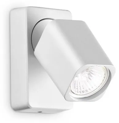 Produktbild von Spot Contemporaneo Rudy, Aluminium, Weiß, 1 Licht, GU10, 35W, 3000K, IP20