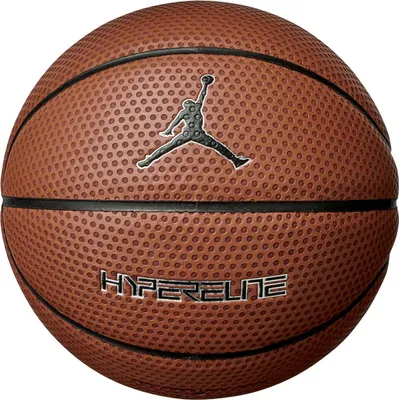Produktbild von Nike Jordan Hyper Elite 8P Basketball dark amber/black/metallic silve Gr. 7