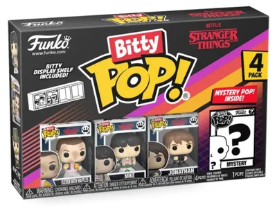 Produktbild von Funko Bitty Pop! - Stranger Things Season 1: Eleven / Mike / Jonathan / Mystery Mini-Figure 4-Pack