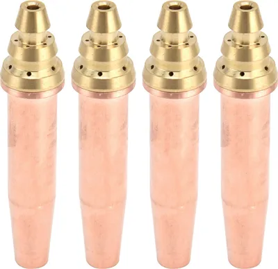Image de 4Pcs Propane Cutting Torch Tips High Temperature Resistance Fast Cutting Isobaric Cutting Nozzle1# (buse de coupe isobare)