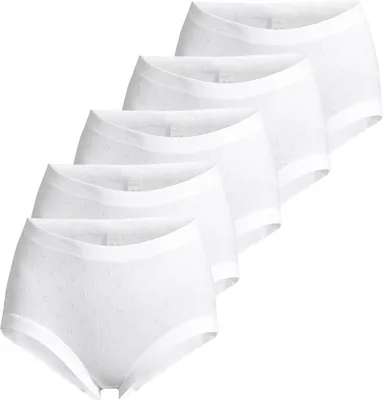 Produktbild von Speidel 5er Pack Nina Taillen Slip Reine Baumwolle in Jacquard-Qualität, Bequeme Passform mit Gummibund, Komfort ohne störende Seitennähte