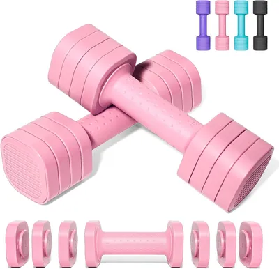 Productafbeelding van Verstelbare dumbbell set 4.5 kg, 4-in-1, voor krachttraining