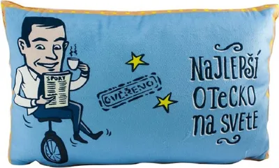 Obrázok produktu pre GiftyCity Vankúš 40 x 25 cm - Najlepší otecko