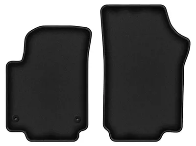 Image de Tapis avant en moquette pour Seat Mii 2011- (à hayon) – 2 pièces, noirs, sur mesure – Wielganizator DURBAN