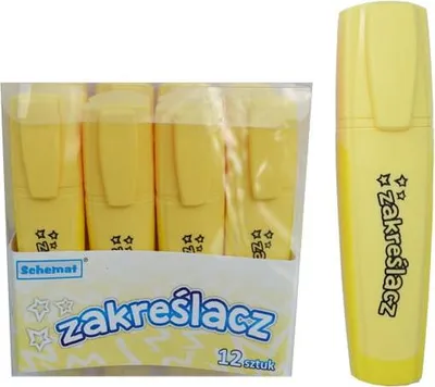 Immagine prodotto di Evidenziatore giallo pastello (12 pezzi)