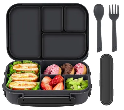 Obrázek produktu pro Obědová krabička Bento s 4 přihrádkami, objem 1200 ml