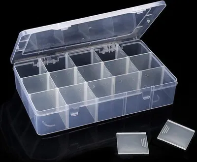 Produktbild von Famanu Aufbewahrungsbox mit 15 Fächern - Transparent
