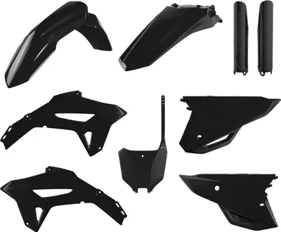 Produktbild von Kunststoff Satz Für Honda Crf 250R '22-'23 Crf 450R '21-'23 Inkl. Lag Schutzbleche (8351900002) Schwarz
