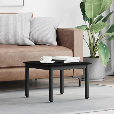 Produktbild von "Winter Sale" Couchtisch Schwarz Eichen-Optik 50 x 50 x 36 cm Holzwerkstoff - Couchtische Design Neu206551