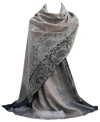 Productafbeelding van Pashmina sjaal met bloemenmotief in Paisley-stijl