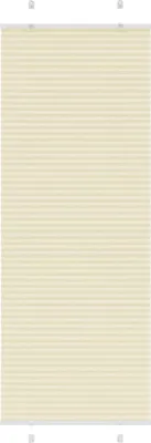 Obrázek produktu pro Plisovaná roleta krémová 75x200 cm Šířka látky 74,4cm Polyester