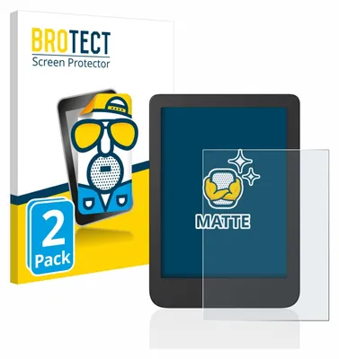 Produktbild von 2x BROTECT Schutzfolie für Tolino Shine 4 / 5 / 5 Color 2024 Displayschutz Displayschutzfolie Folie Matt Entspiegelungsfolie