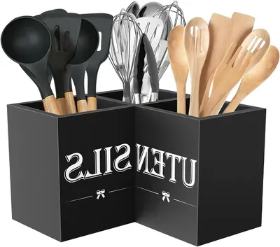 Zdjęcie produktu dla Półka kuchenna – organizer – do przechowywania – do organizacji kuchni – kształt trójkątny – 24 x 24 x 16 cm – czarna