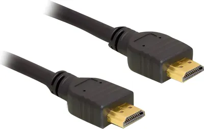Zdjęcie produktu dla DeLOCK HDMI 1.3 Cable - 5m, 5 m, 10,2 Gbit/s, Czarny