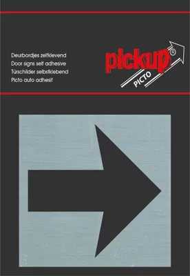 Obrázok produktu pre Pickup Route Alu Picto 80x80 mm Pijl
