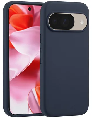 Imagen del producto de Funda Trasera de Silicona Líquida para Google Pixel 11 / 11 Pro / 10 / 10 Pro - Azul oscuro
