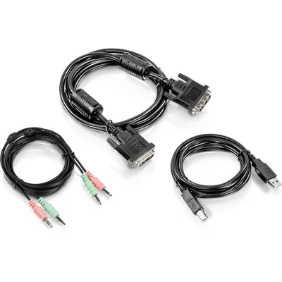 Obrázok produktu pre Trendnet TK-CD06 Tastatur/Video/Maus (KVM)-Kabel Schwarz 1,8 m