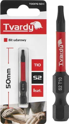 Produktbild von Schlagbit 50 mm T10 TORX S2 Stahlspitze für TVARDY-Schraubendreher