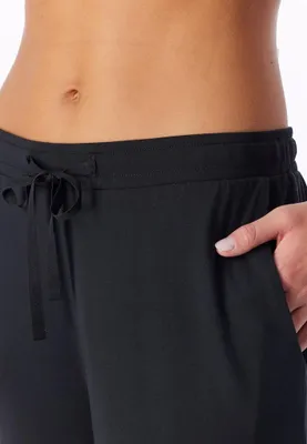 Produktbild von Schiesser Damen Hose 3/4 Bündchen Gr. 48 schwarz