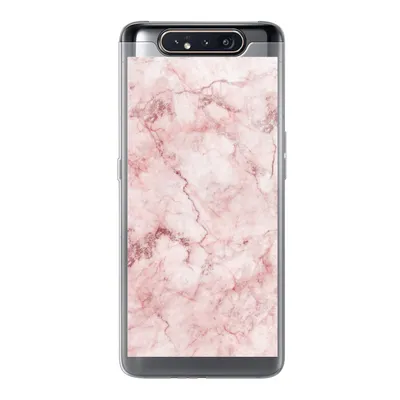 Produktbild von MuchoWow® Handyhülle Schutzhülle Hülle für Samsung Galaxy A80 Marmor - Rosa - Luxus Silikon Softcase Handy Hülle - Schutzdeckel