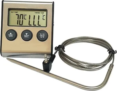 Produktbild von CHEFGASTRO Thermometer mit Timer BxTxH 65x17x70mm
