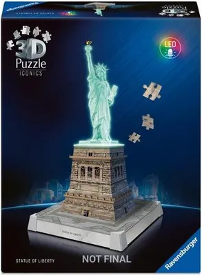 Obrázek produktu pro 3D puzzle Iconics: Socha Svobody - se světlem