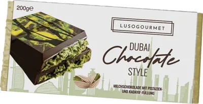 Produktbild von Lusogourmet Dubai Style Chocolate 200g (Türkei)