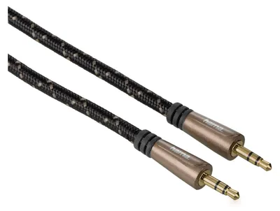 Produktbild von HQ Klinken-Kabel 3,5mm vergoldet 1,5m Braun