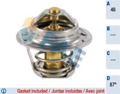 Produktbild von FAE Thermostat Kühlmittel 87°C für CHEVROLET CRUZE (J300) Aveo / Kalos Schrägheck (T250, T255) CRUZE Schrägheck (J305) KALOS NUBIRA Kombi