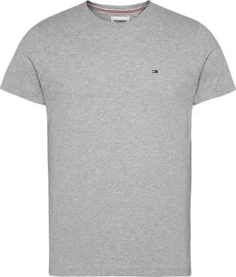 Produktbild von Tommy Jeans Flag Slim Fit Shirt  Schwarz - Große XXL