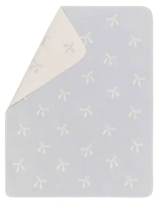 Produktbild von Babydecke Schleifchen 70 x 90 cm - Hellblau - von David Fussenegger