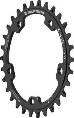 Produktbild von Wolf Tooth CAMO Round Kettenblatt, 30 Z., Drop-Stop B, black