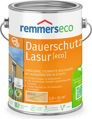 Obrázok produktu pre Remmers eco Permanentná ochranná lazúra bezfarebná 2,5 l