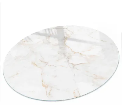 Produktbild von Bedruckte Glas Tischplatte fi80 cm – Glas Tischplatte Küche – Tischplatte aus Sicherheitsglas – Glasplatte für Küchentisch – Moderne Tischplatte Glas – Dekorative Glastischplatte – Pflegeleichte Tischplatte Küche – Marmordesign, KI-generiertes Bild